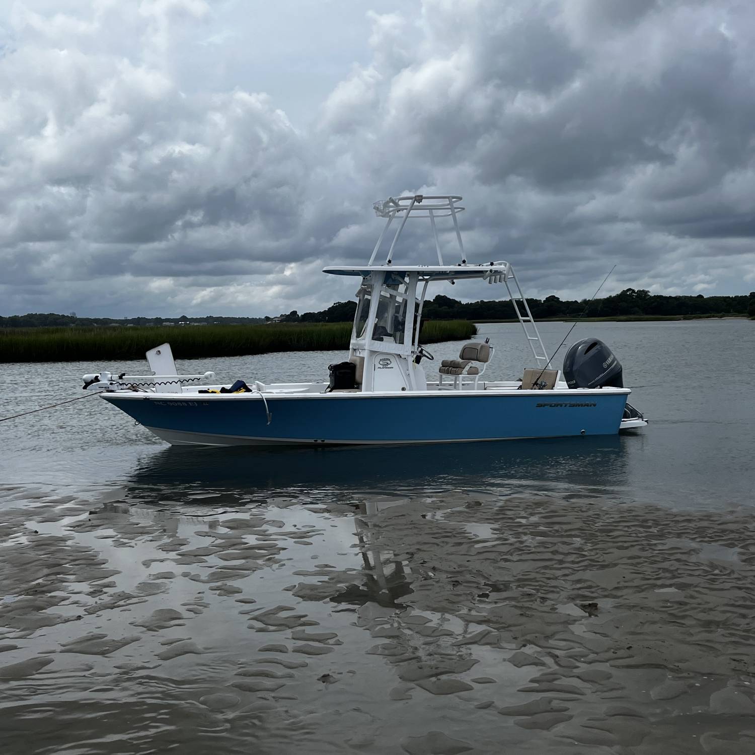 Going to the sandbar has become a very popular place on the weekends