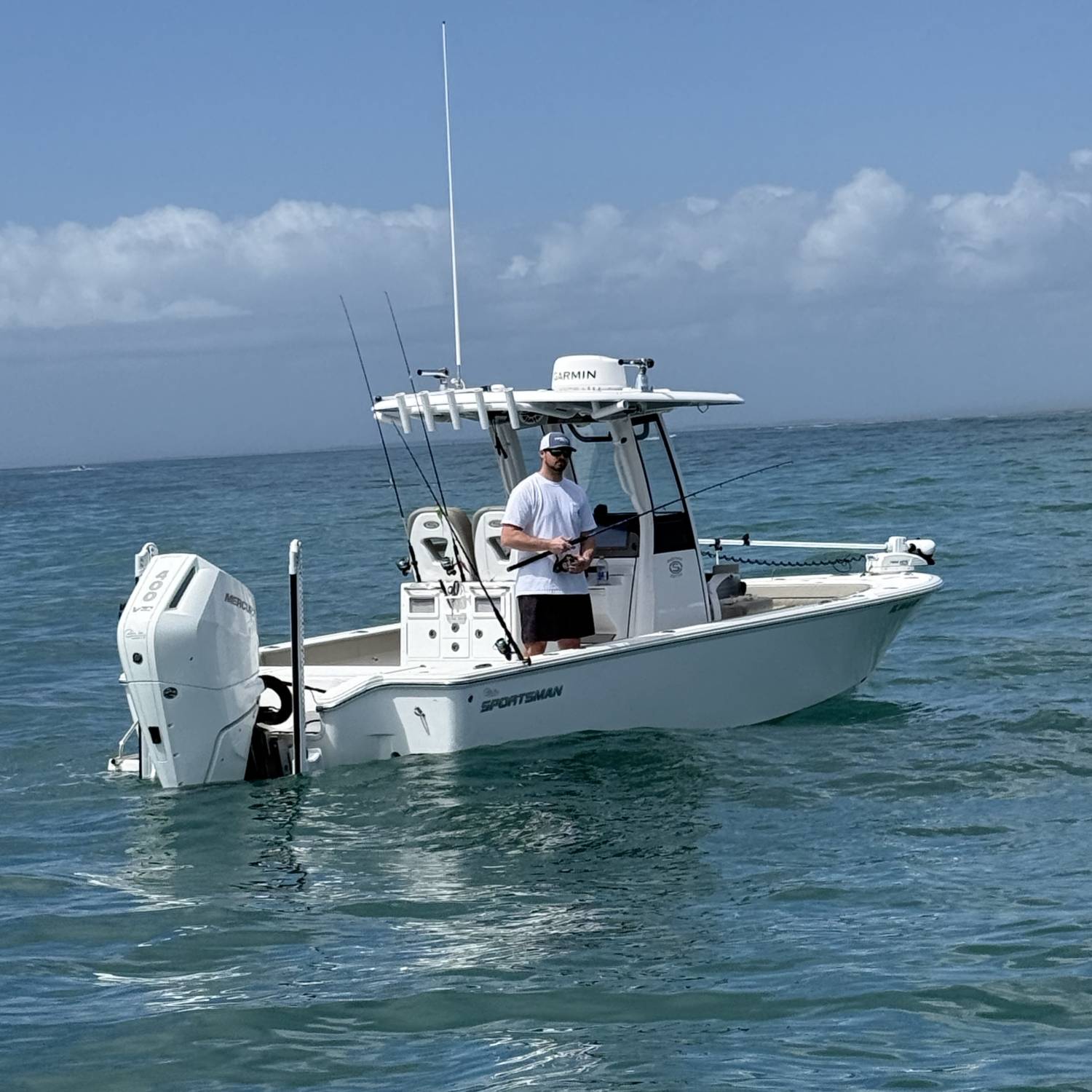 First trip out of the inlet this year to check systems and boat performance before an offshore...